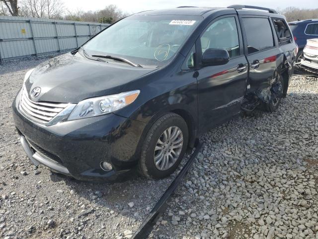 TOYOTA SIENNA XLE 2017 5tdyz3dc9hs827213