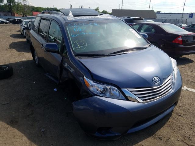 TOYOTA SIENNA XLE 2017 5tdyz3dc9hs840608