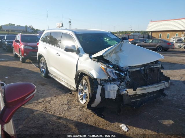 TOYOTA HIGHLANDER 2017 5tdyzrfh1hs221979