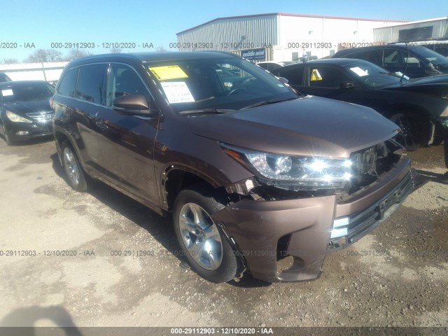 TOYOTA HIGHLANDER 2018 5tdyzrfh1js235354