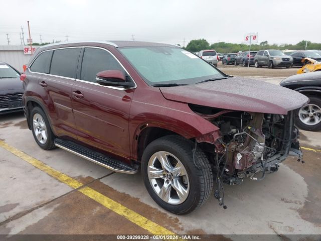 TOYOTA HIGHLANDER 2018 5tdyzrfh1js236200