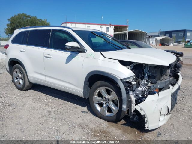 TOYOTA HIGHLANDER 2019 5tdyzrfh1ks315321