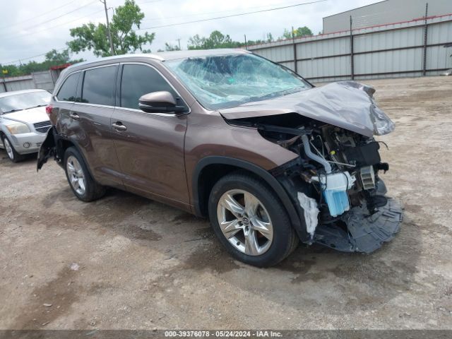 TOYOTA HIGHLANDER 2019 5tdyzrfh2ks312573