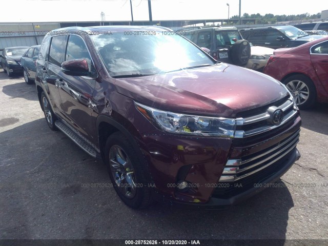 TOYOTA HIGHLANDER 2019 5tdyzrfh3ks292902