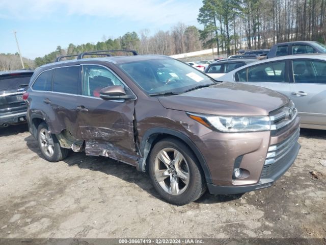 TOYOTA HIGHLANDER 2017 5tdyzrfh4hs234709