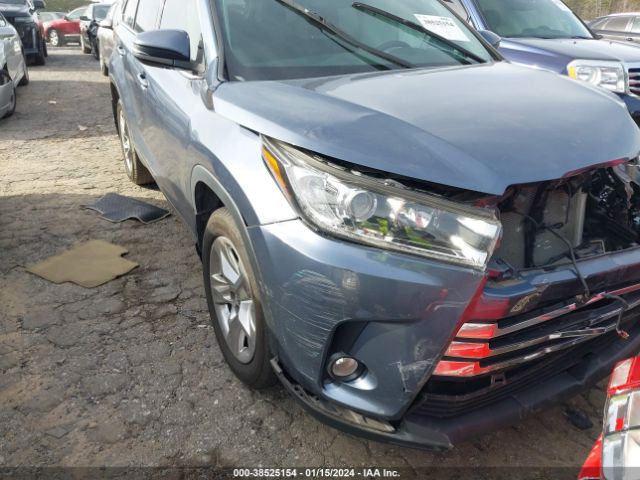 TOYOTA HIGHLANDER 2018 5tdyzrfh4js284497