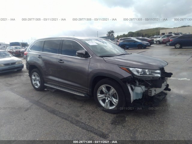 TOYOTA HIGHLANDER 2019 5tdyzrfh4ks312395