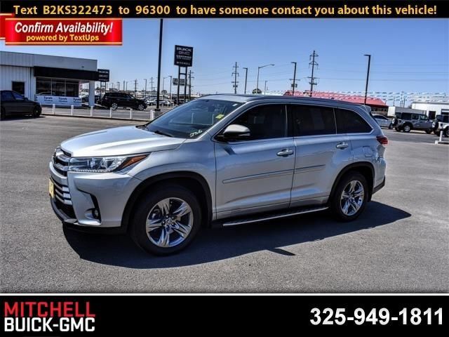 TOYOTA HIGHLANDER 2019 5tdyzrfh4ks322473