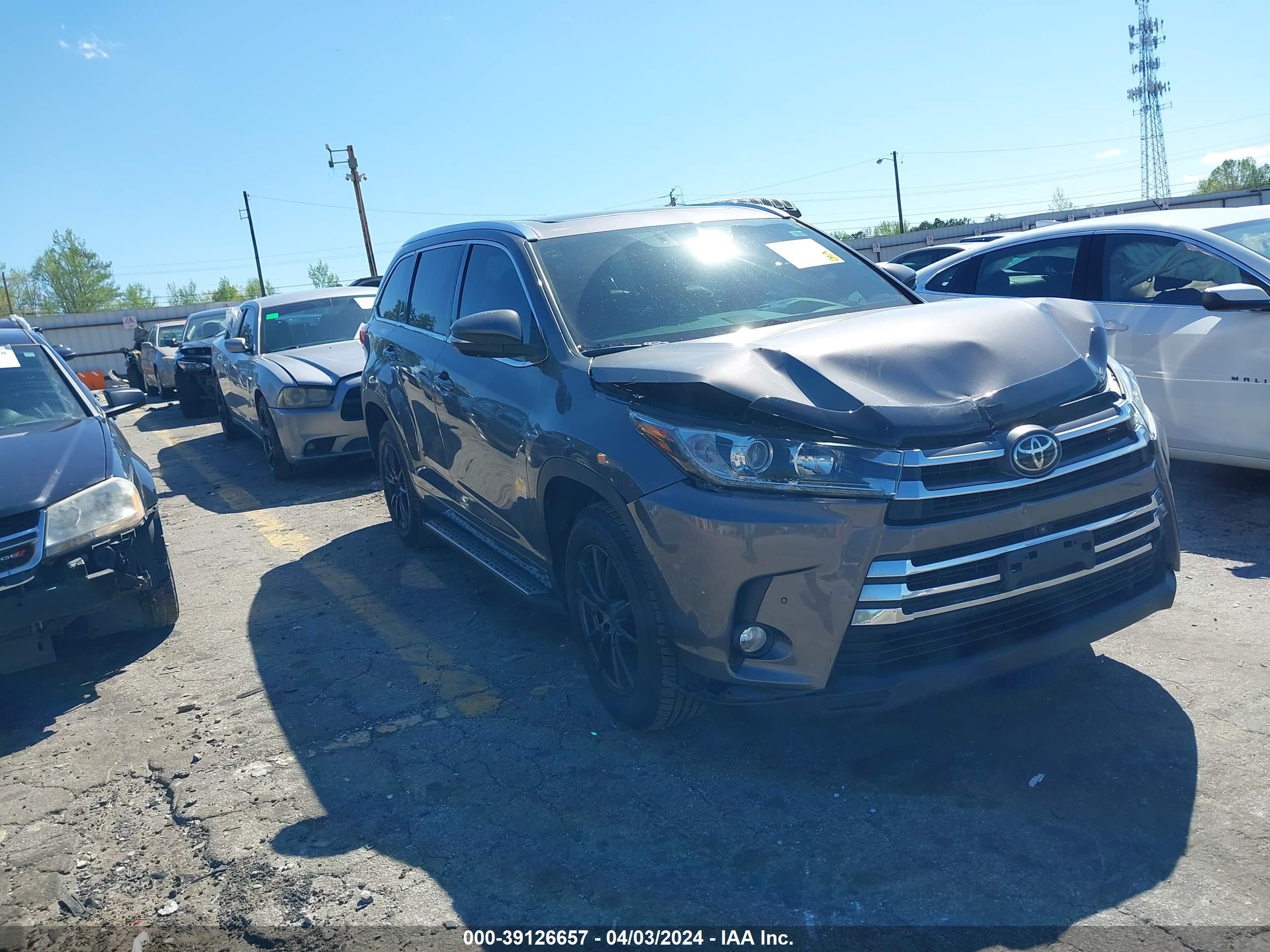 TOYOTA HIGHLANDER 2018 5tdyzrfh5js237656