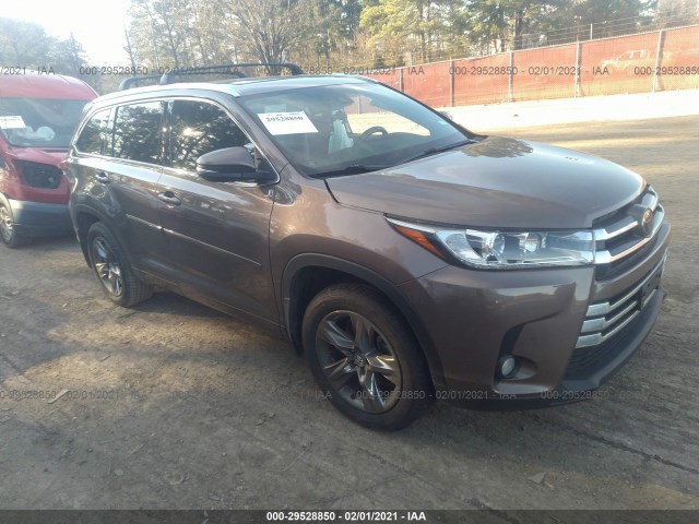 TOYOTA HIGHLANDER 2018 5tdyzrfh5js241738