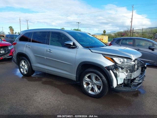 TOYOTA HIGHLANDER 2018 5tdyzrfh6js245927