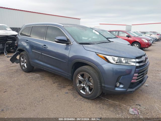 TOYOTA HIGHLANDER 2018 5tdyzrfh6js286252