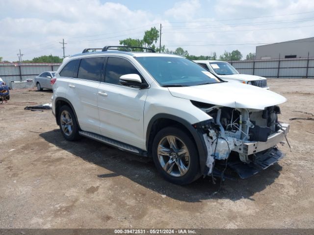 TOYOTA HIGHLANDER 2018 5tdyzrfh7js278029