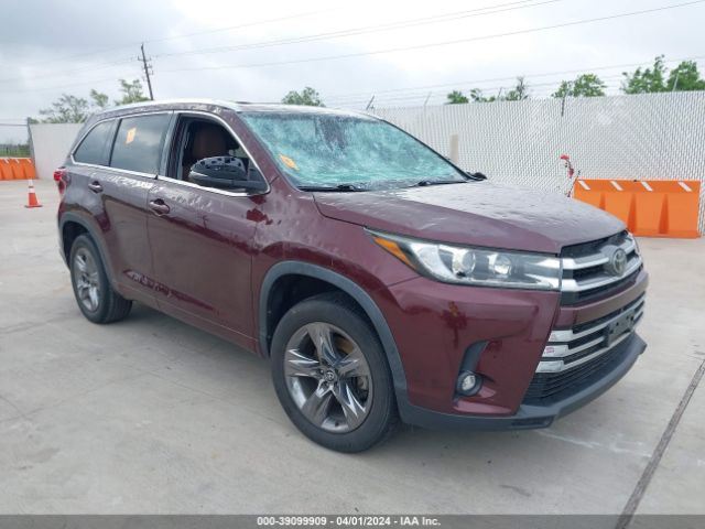 TOYOTA HIGHLANDER 2019 5tdyzrfh8ks346579