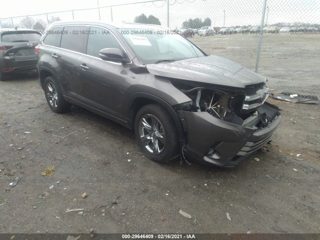 TOYOTA HIGHLANDER 2017 5tdyzrfh9hs195289