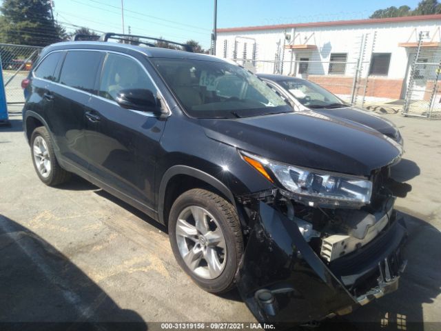 TOYOTA HIGHLANDER 2017 5tdyzrfh9hs214956