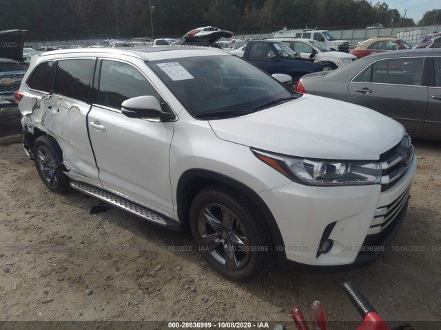 TOYOTA HIGHLANDER 2018 5tdyzrfh9js239328