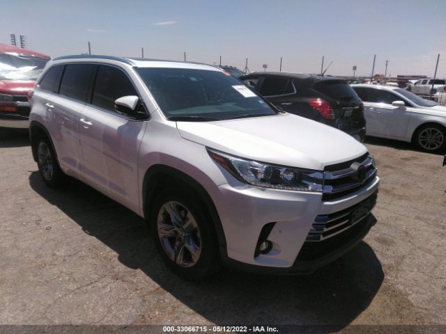 TOYOTA HIGHLANDER 2019 5tdyzrfh9ks298400