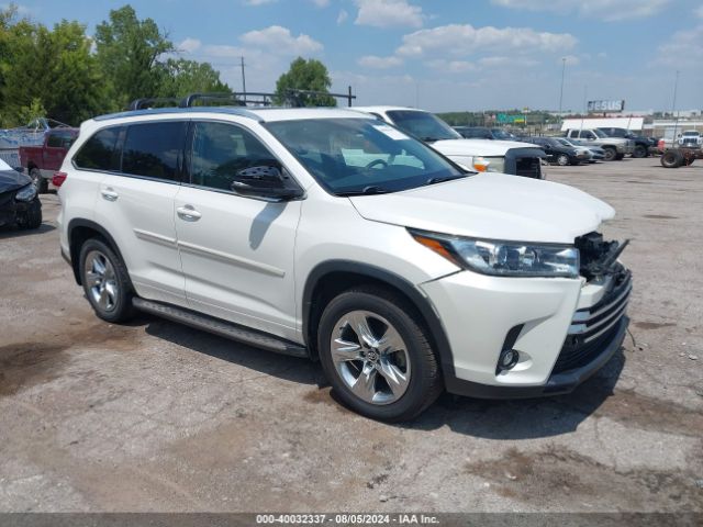 TOYOTA HIGHLANDER 2019 5tdyzrfhxks311350