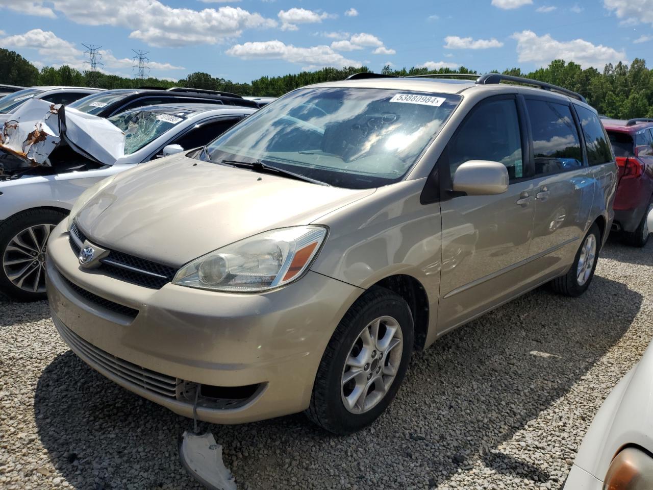 TOYOTA SIENNA 2004 5tdza22c14s158163