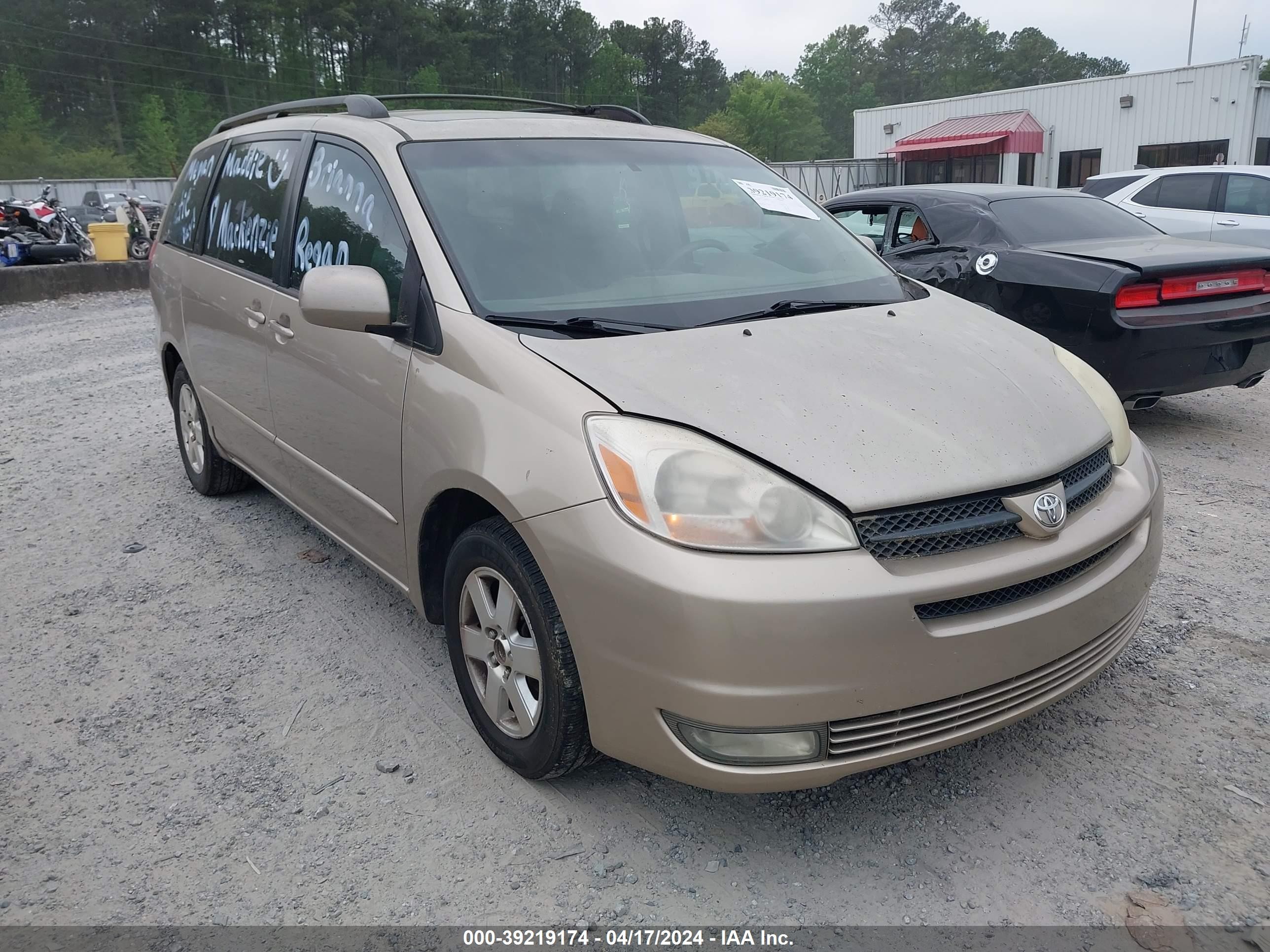 TOYOTA SIENNA 2004 5tdza22c24s098605