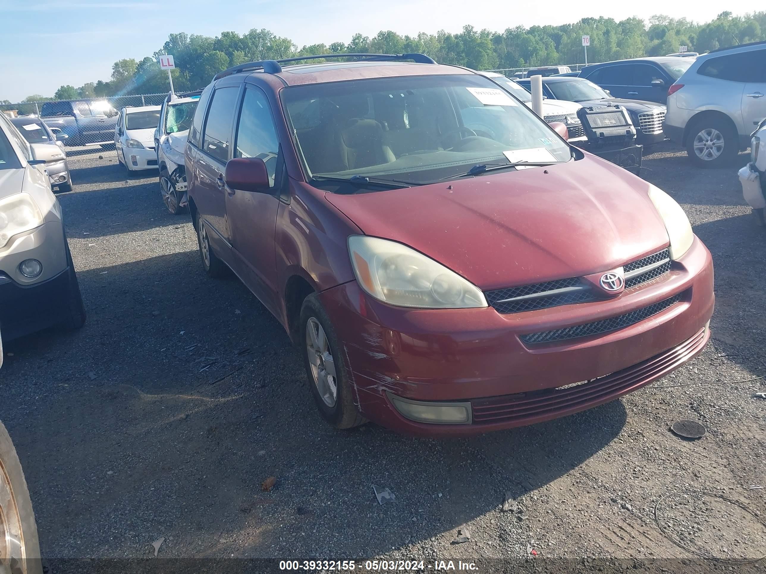 TOYOTA SIENNA 2004 5tdza22c44s134553