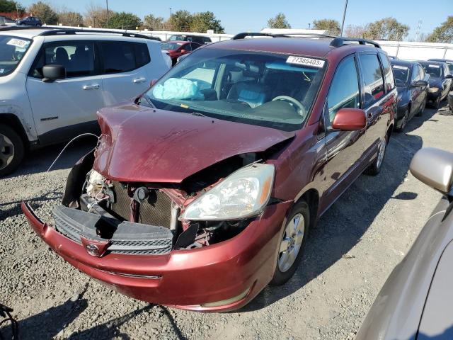 TOYOTA SIENNA XLE 2004 5tdza22c44s219585