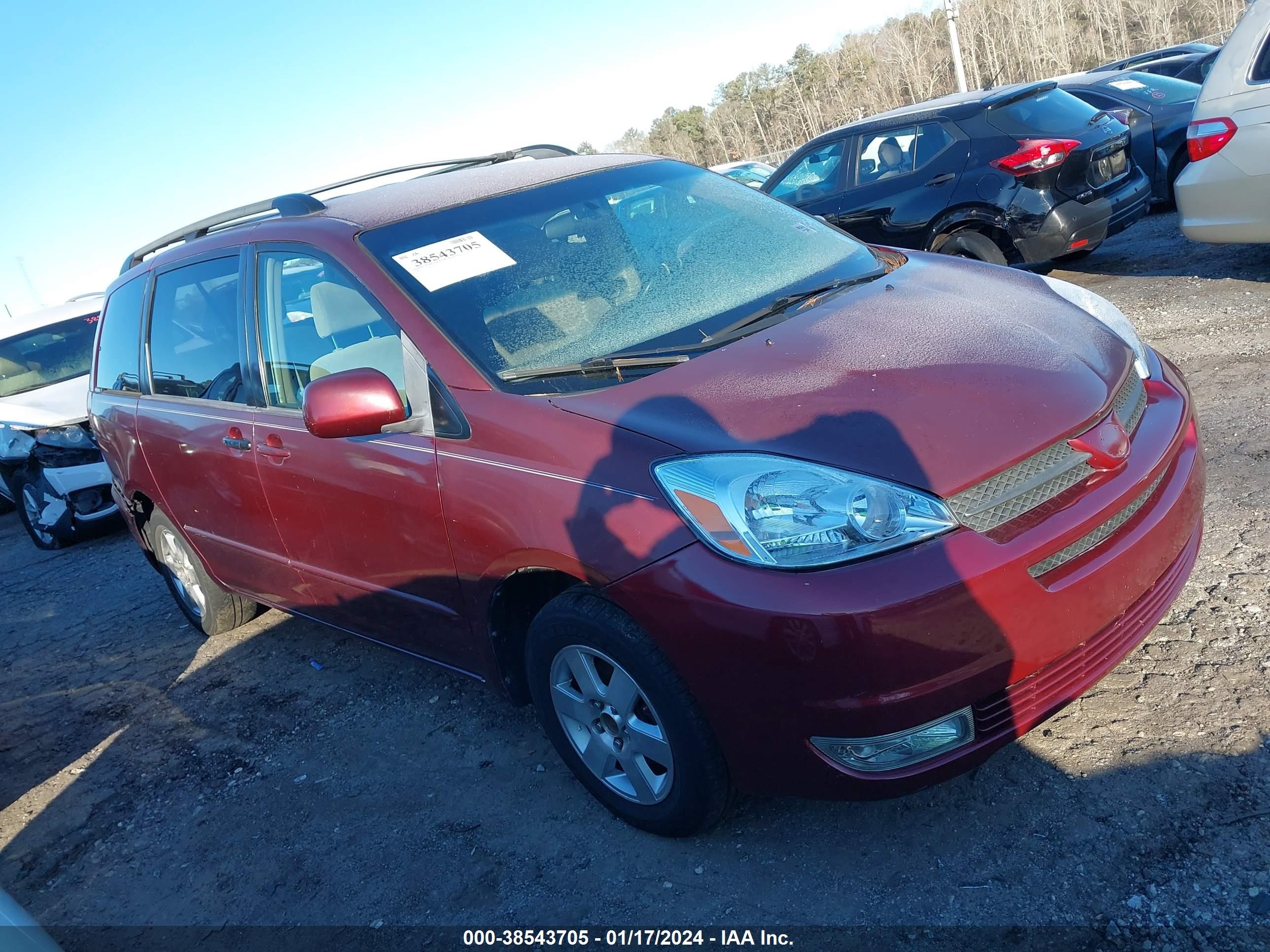 TOYOTA SIENNA 2005 5tdza22c45s251678