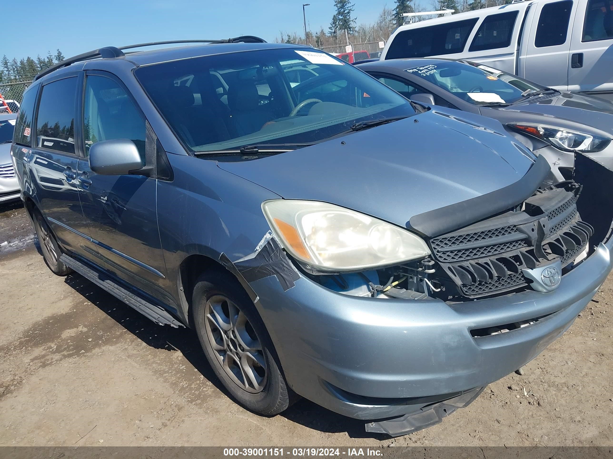 TOYOTA SIENNA 2004 5tdza22c54s089512