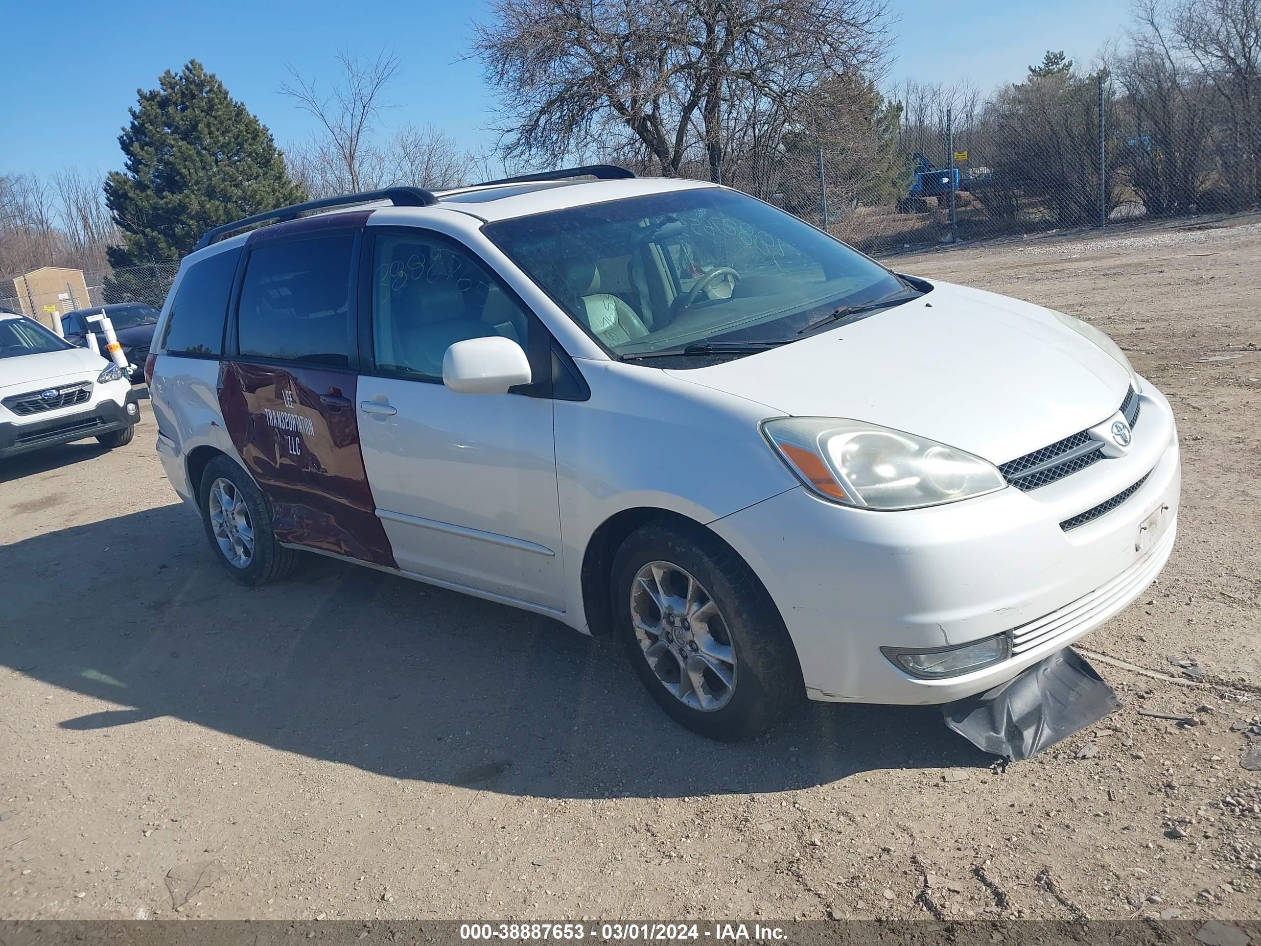 TOYOTA SIENNA 2005 5tdza22c55s319566