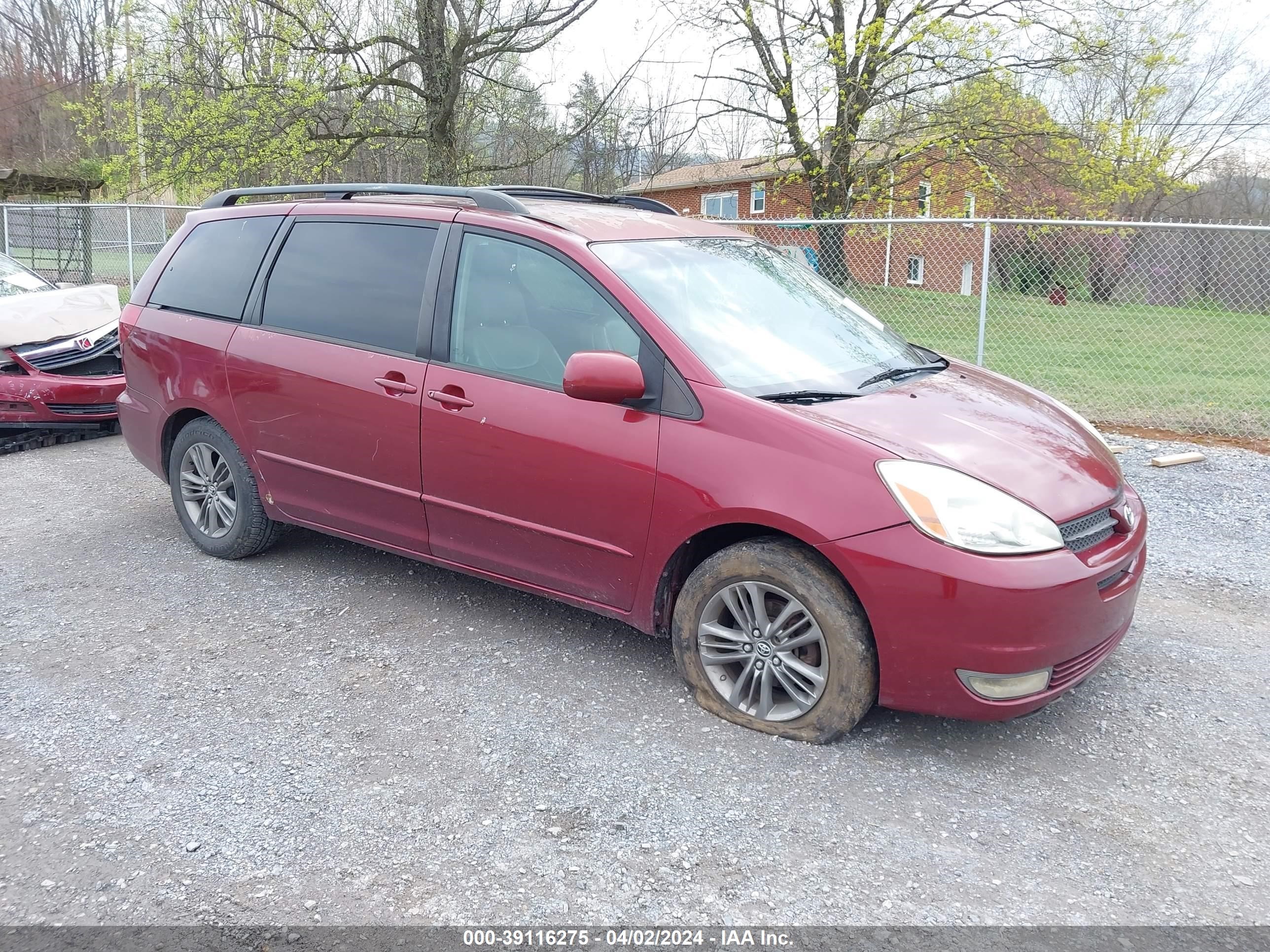 TOYOTA SIENNA 2004 5tdza22c74s150083