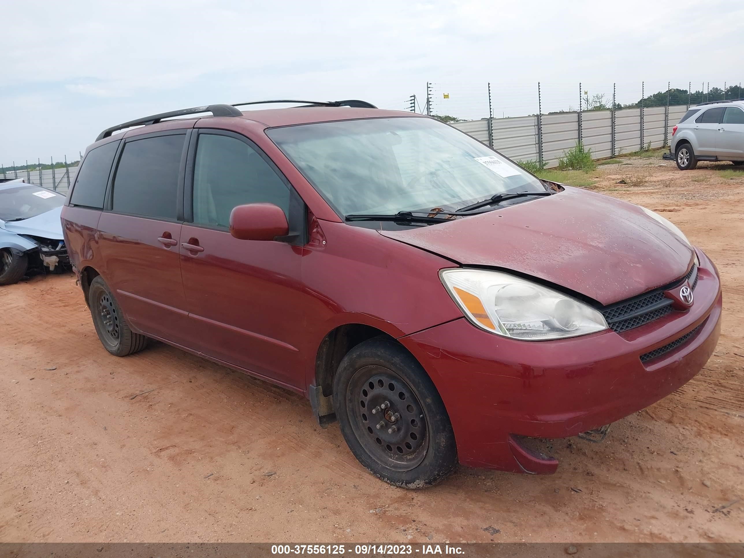 TOYOTA SIENNA 2005 5tdza22c75s350740