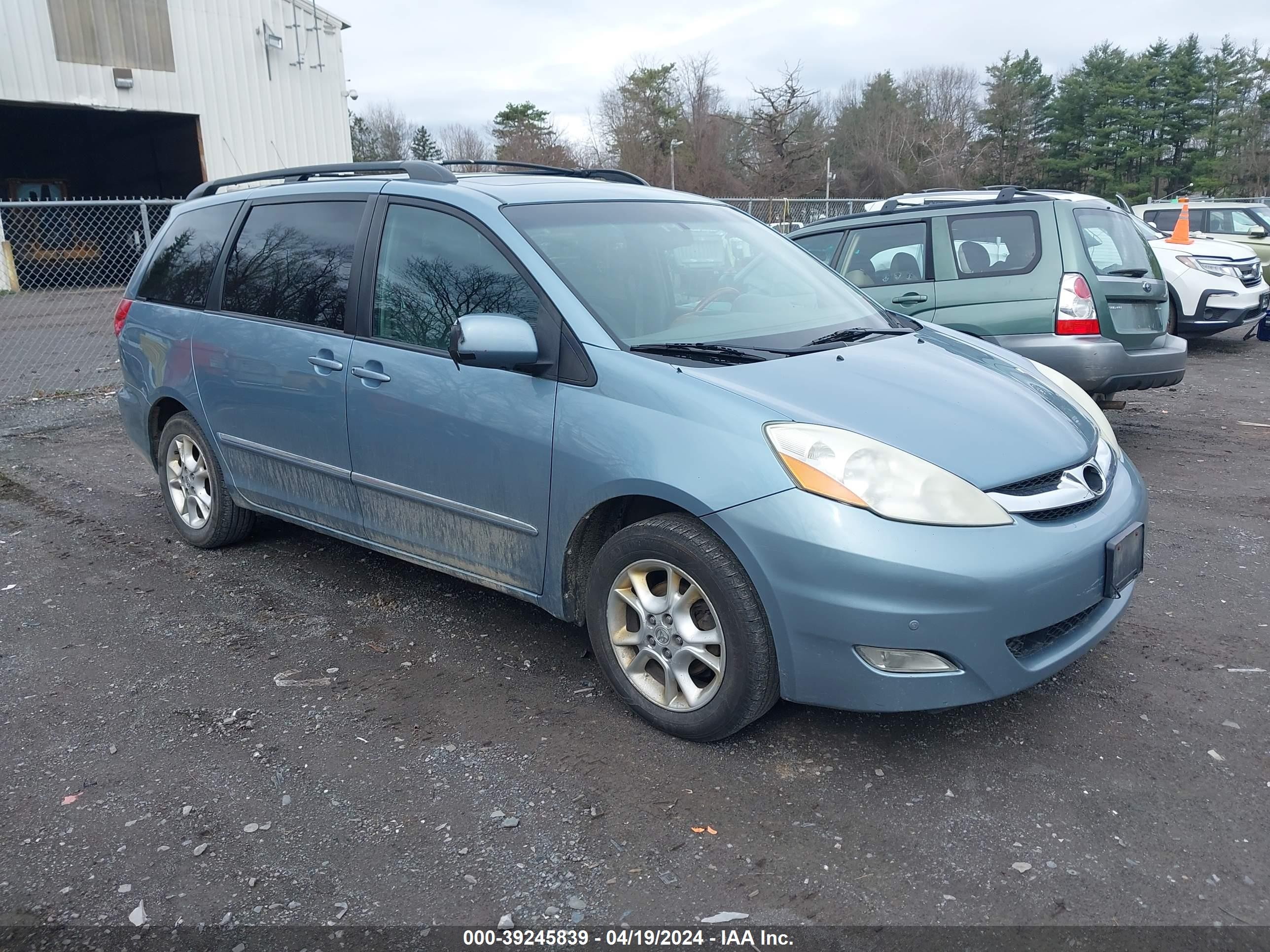 TOYOTA SIENNA 2006 5tdza22c76s569456