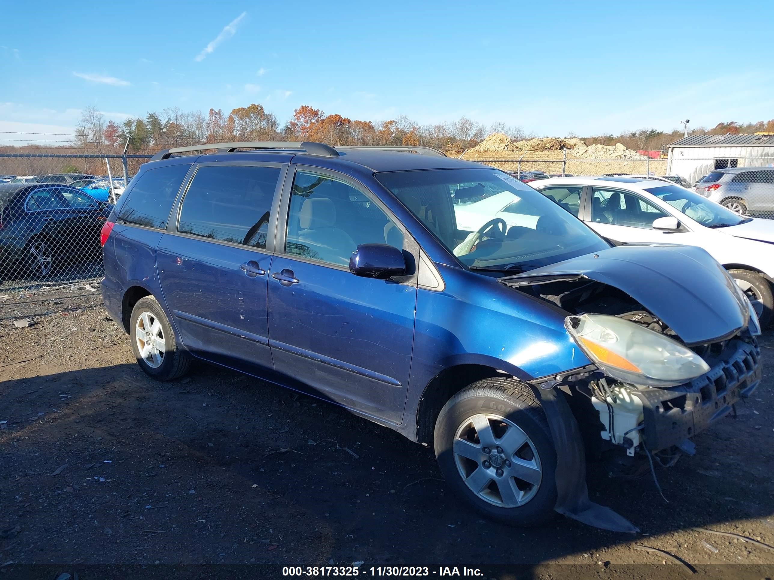 TOYOTA SIENNA 2006 5tdza22c86s493391