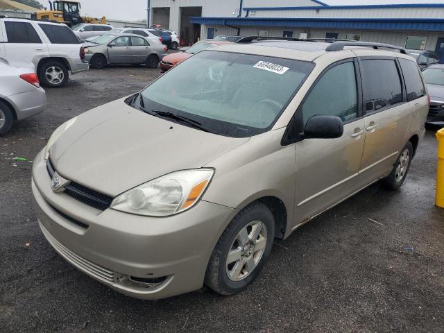 TOYOTA SIENNA XLE 2004 5tdza22cx4s187564