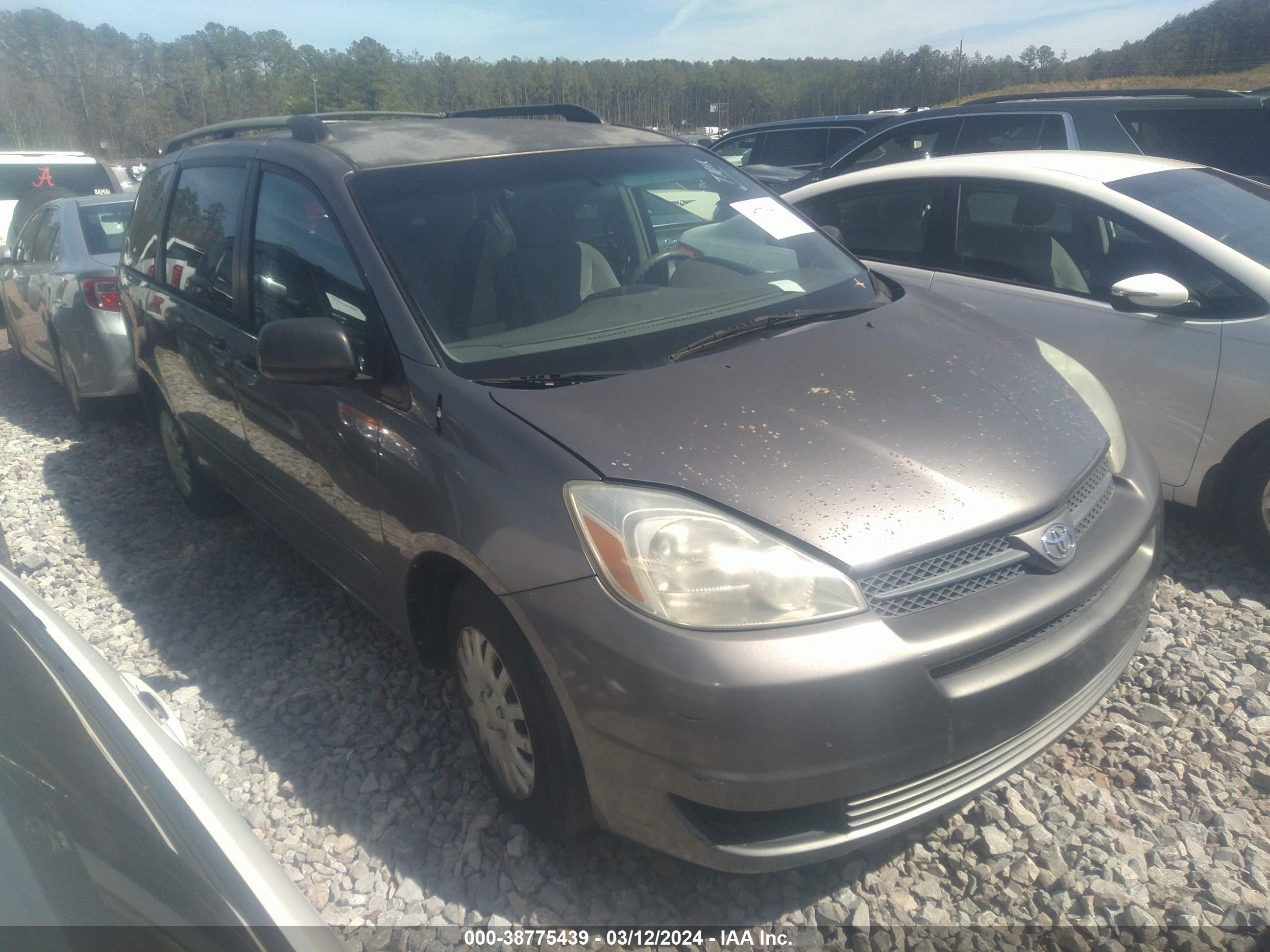 TOYOTA SIENNA 2004 5tdza23c04s050633