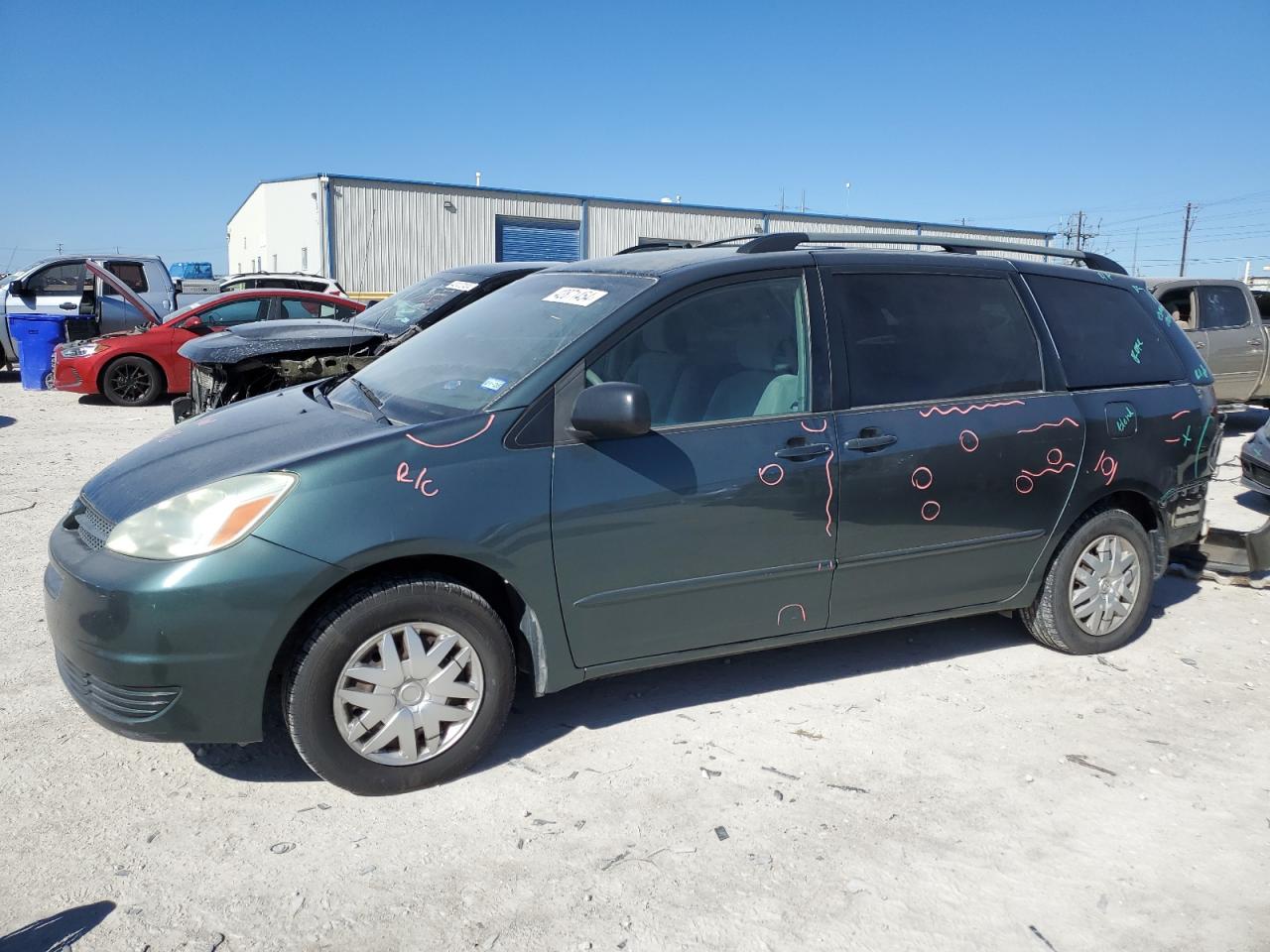 TOYOTA SIENNA 2004 5tdza23c04s054875