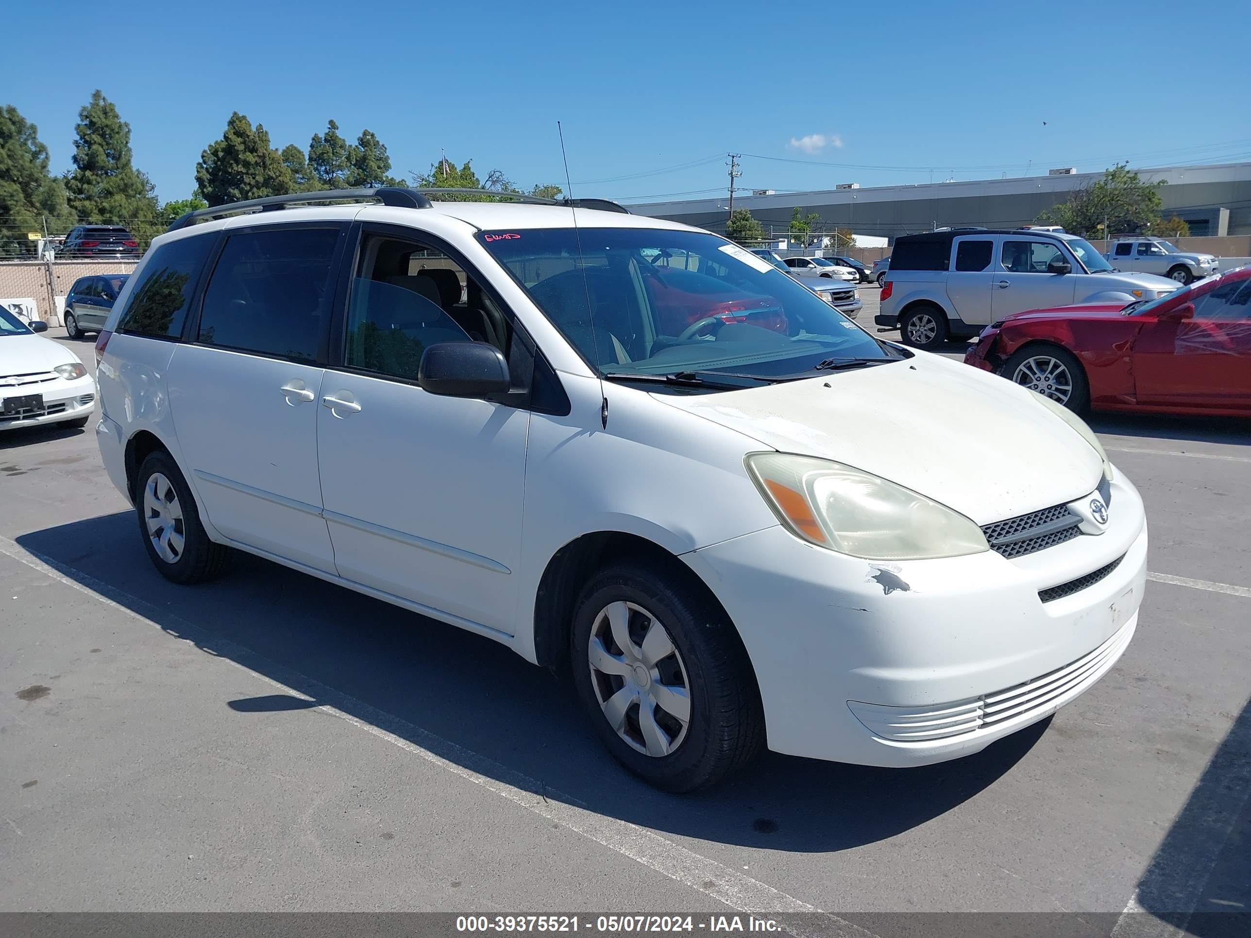 TOYOTA SIENNA 2004 5tdza23c04s058425