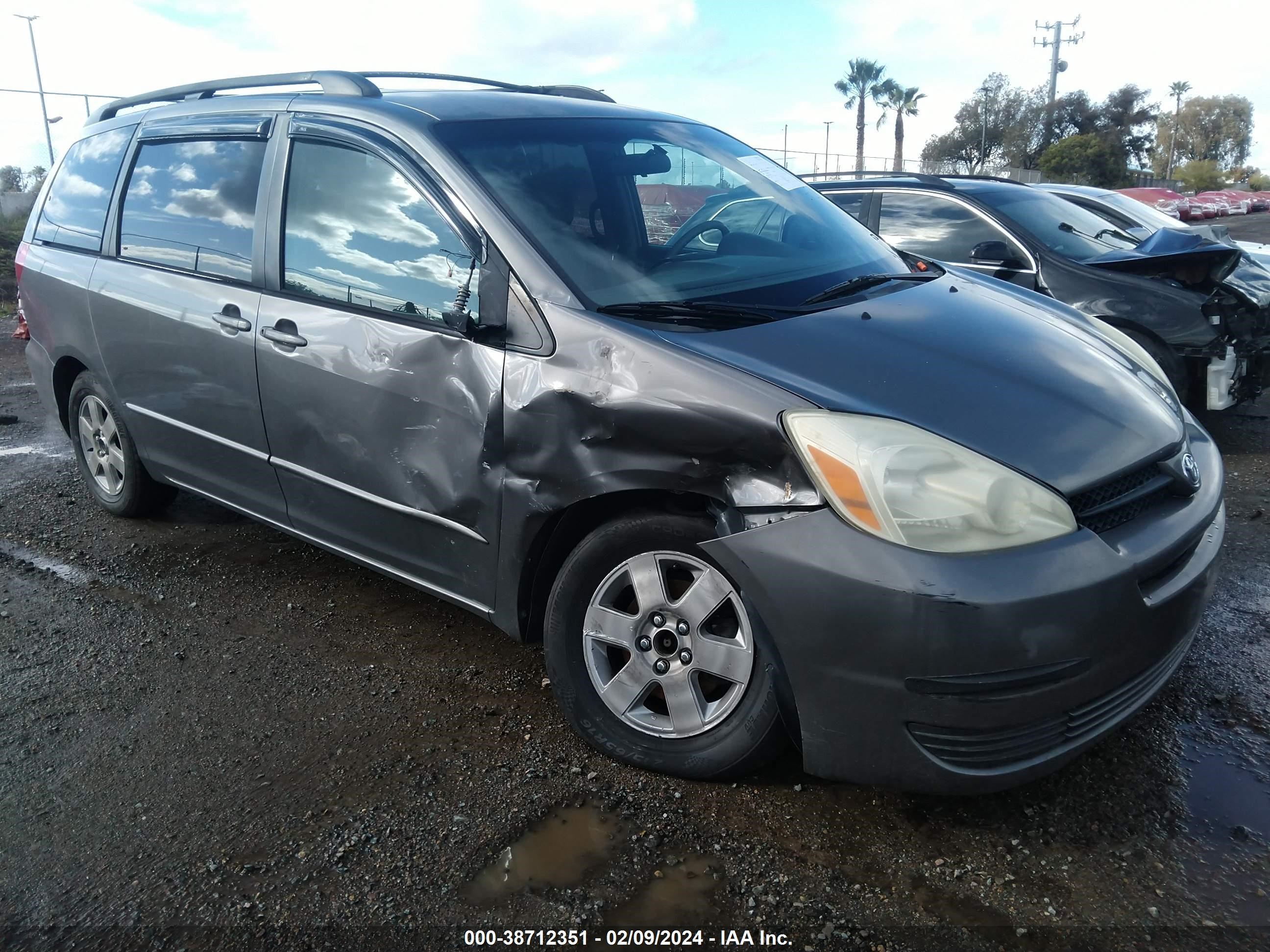 TOYOTA SIENNA 2004 5tdza23c04s078402