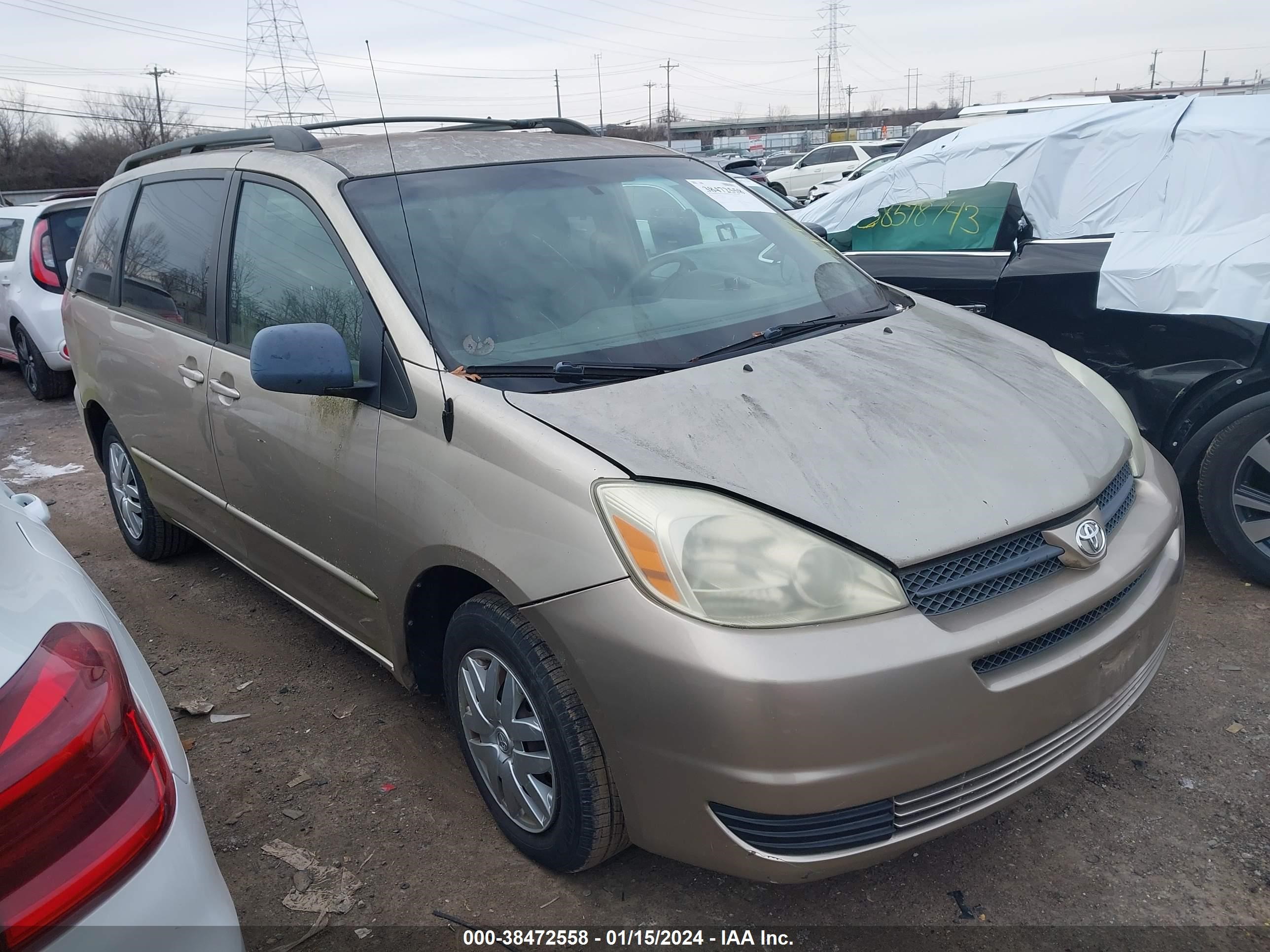 TOYOTA SIENNA 2004 5tdza23c04s082286