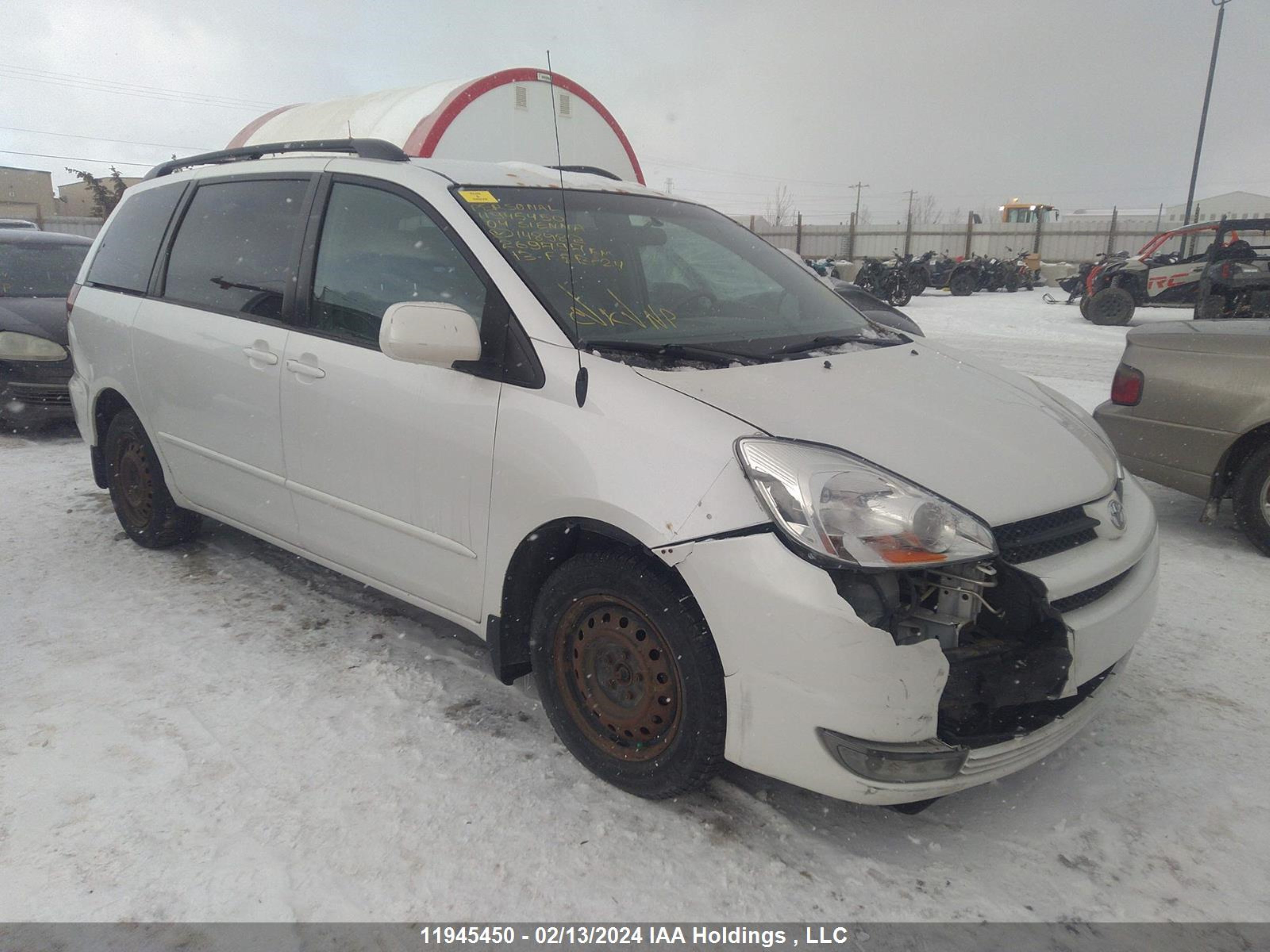 TOYOTA SIENNA 2004 5tdza23c04s148982