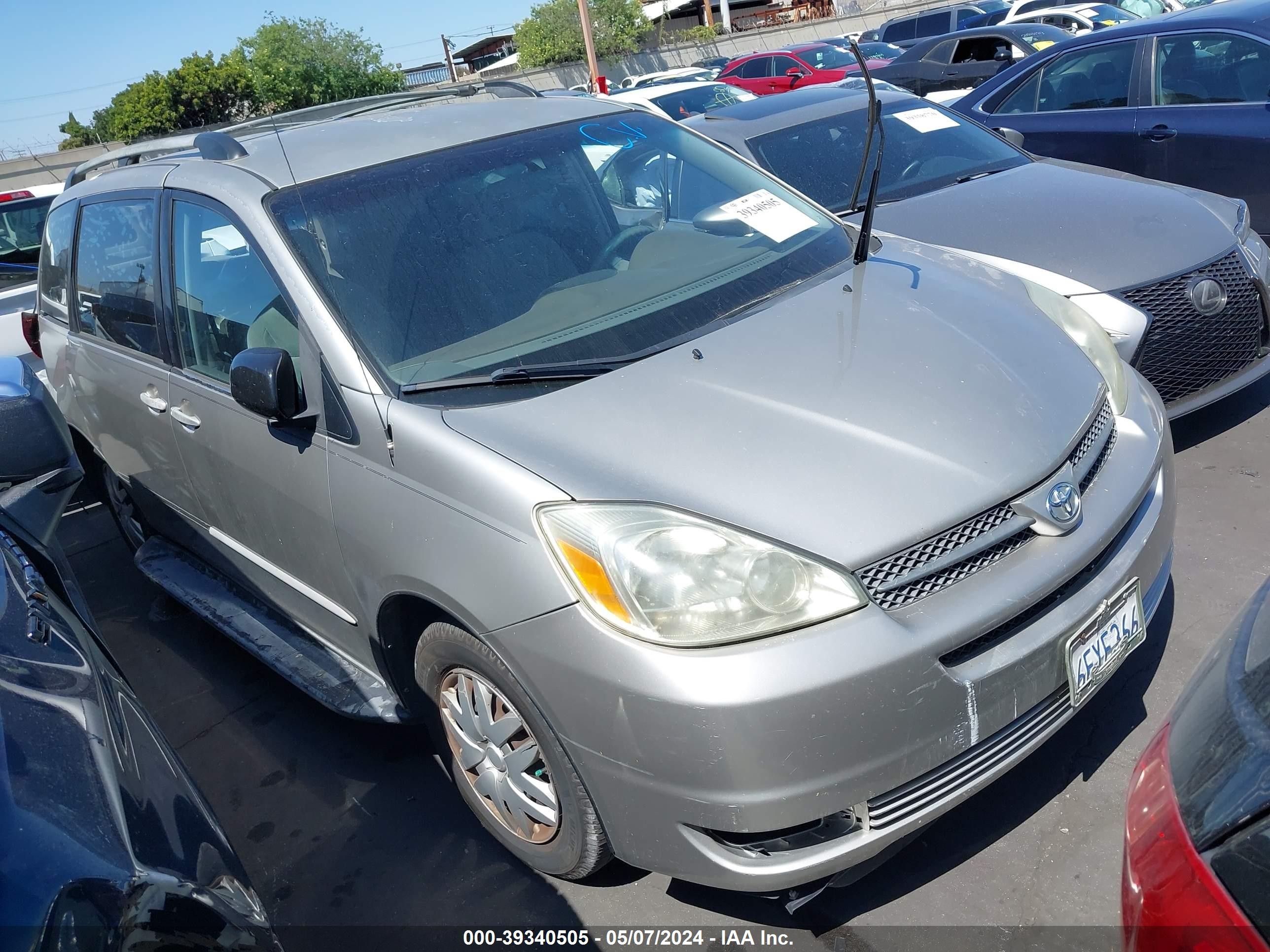 TOYOTA SIENNA 2004 5tdza23c04s204628