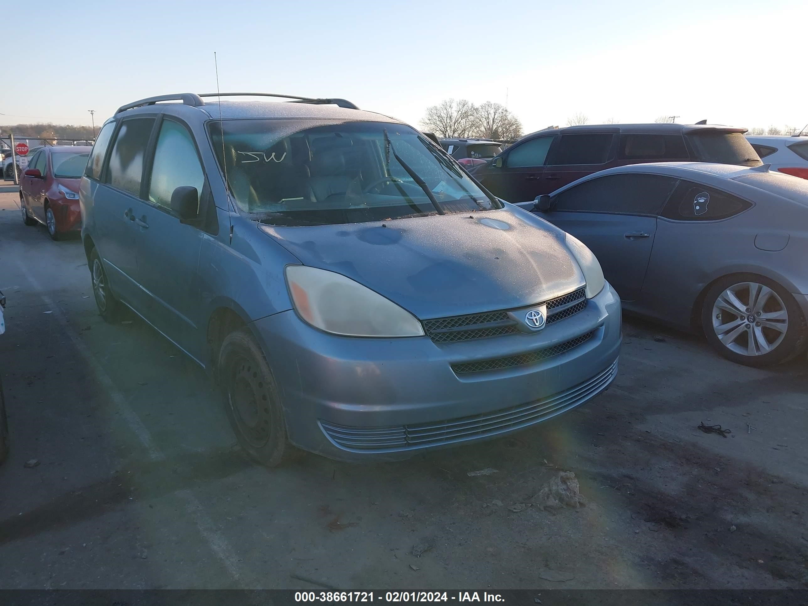 TOYOTA SIENNA 2005 5tdza23c05s244757