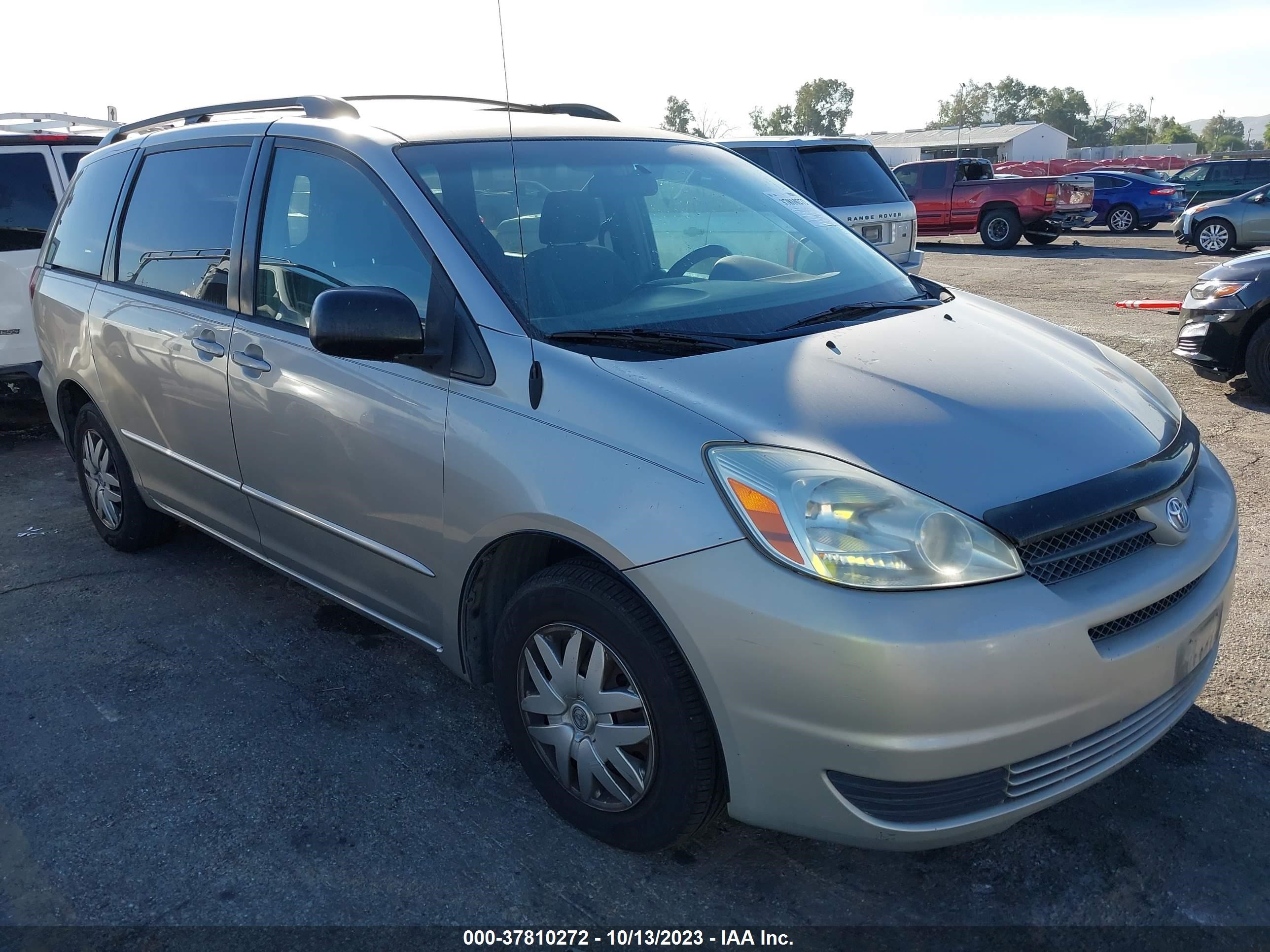 TOYOTA SIENNA 2005 5tdza23c05s322616