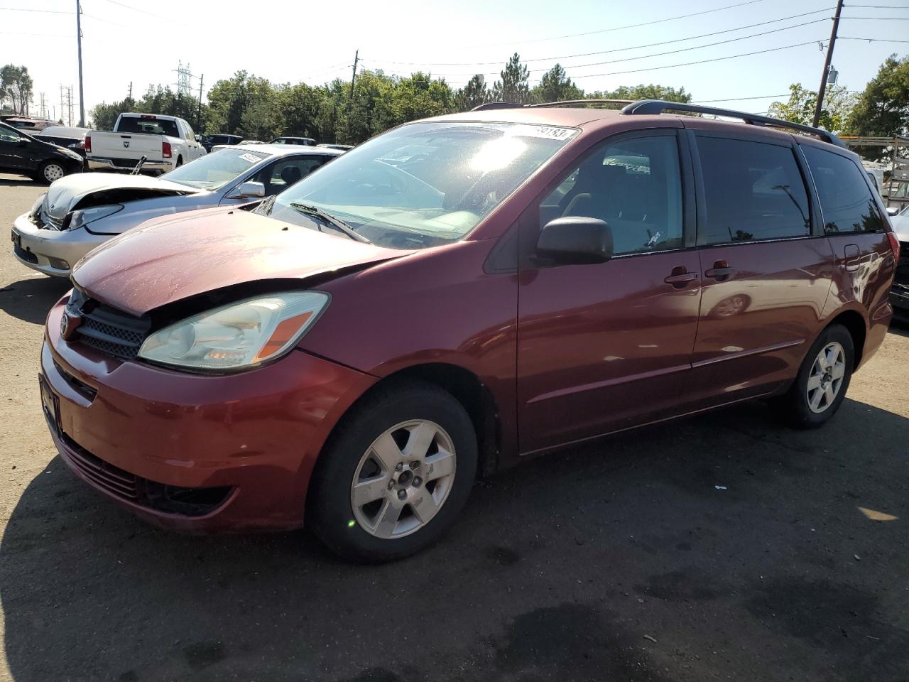 TOYOTA SIENNA 2004 5tdza23c14s059860