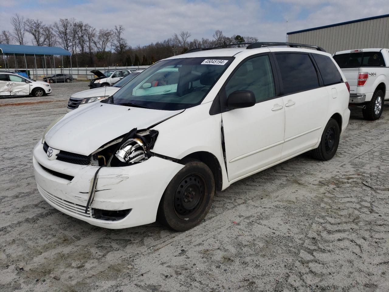 TOYOTA SIENNA 2005 5tdza23c15s252687