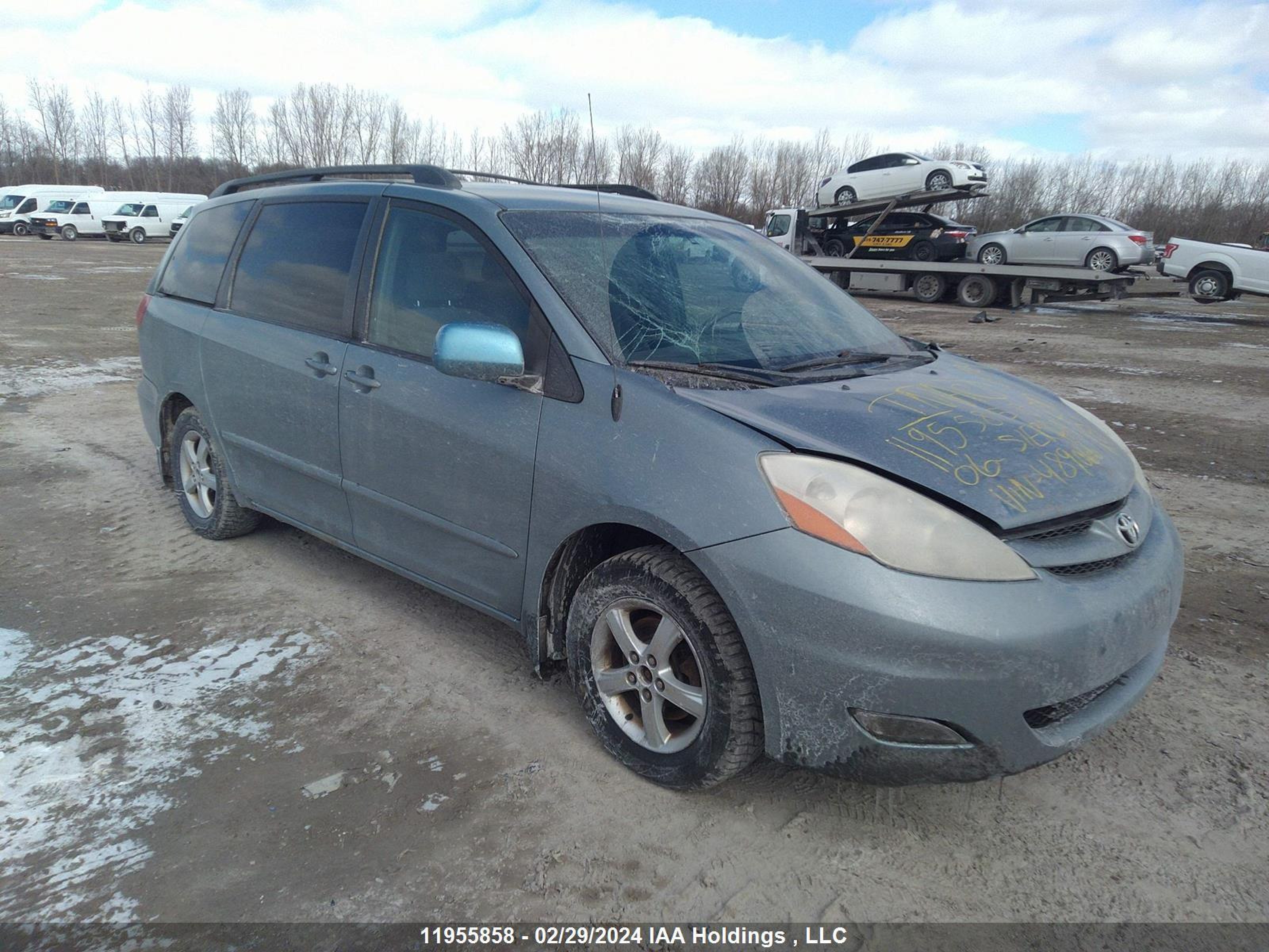 TOYOTA SIENNA 2006 5tdza23c16s489066