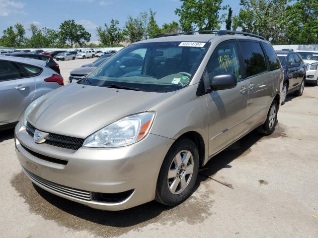 TOYOTA SIENNA CE 2004 5tdza23c24s015916