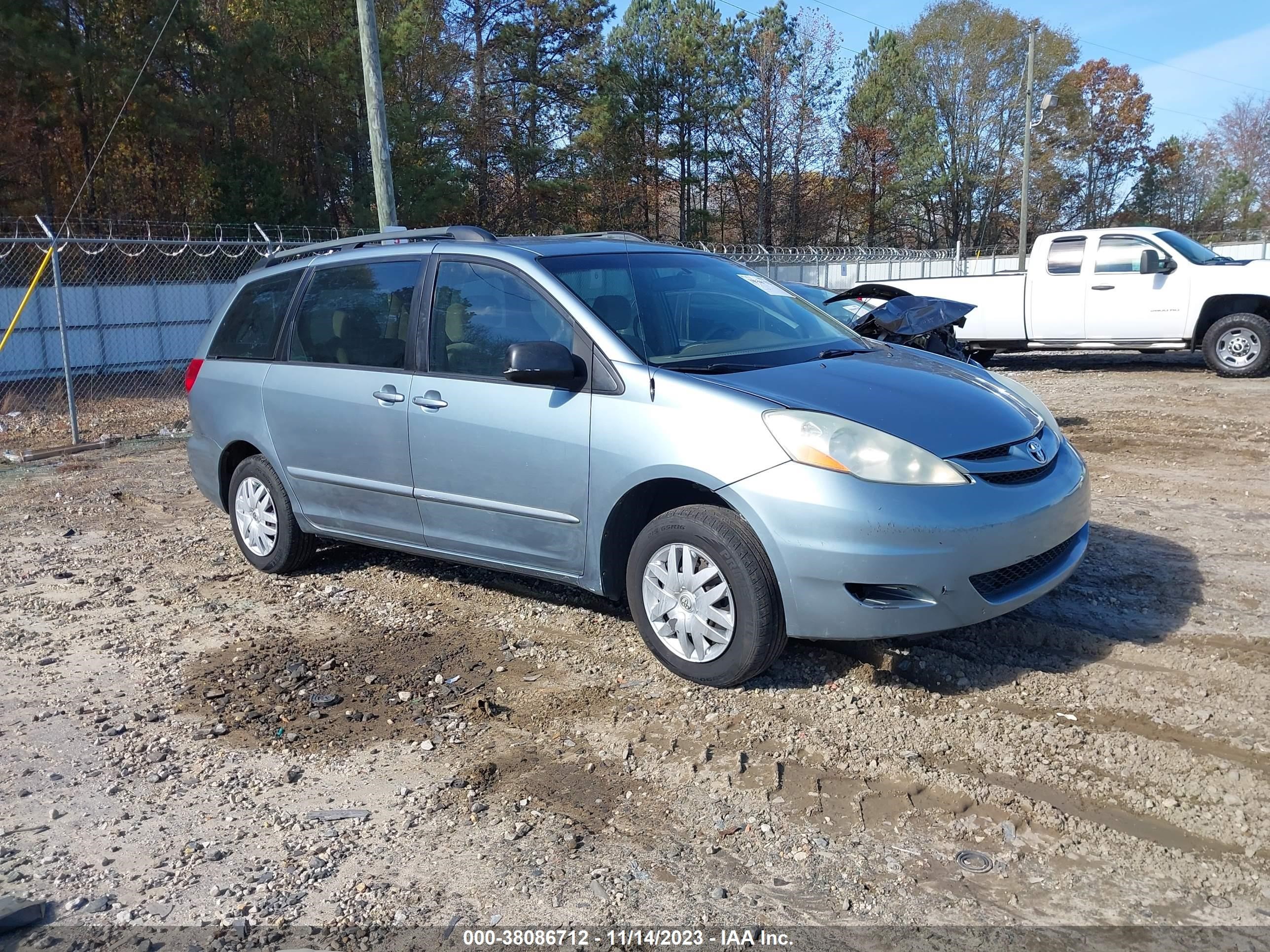 TOYOTA SIENNA 2006 5tdza23c26s439034