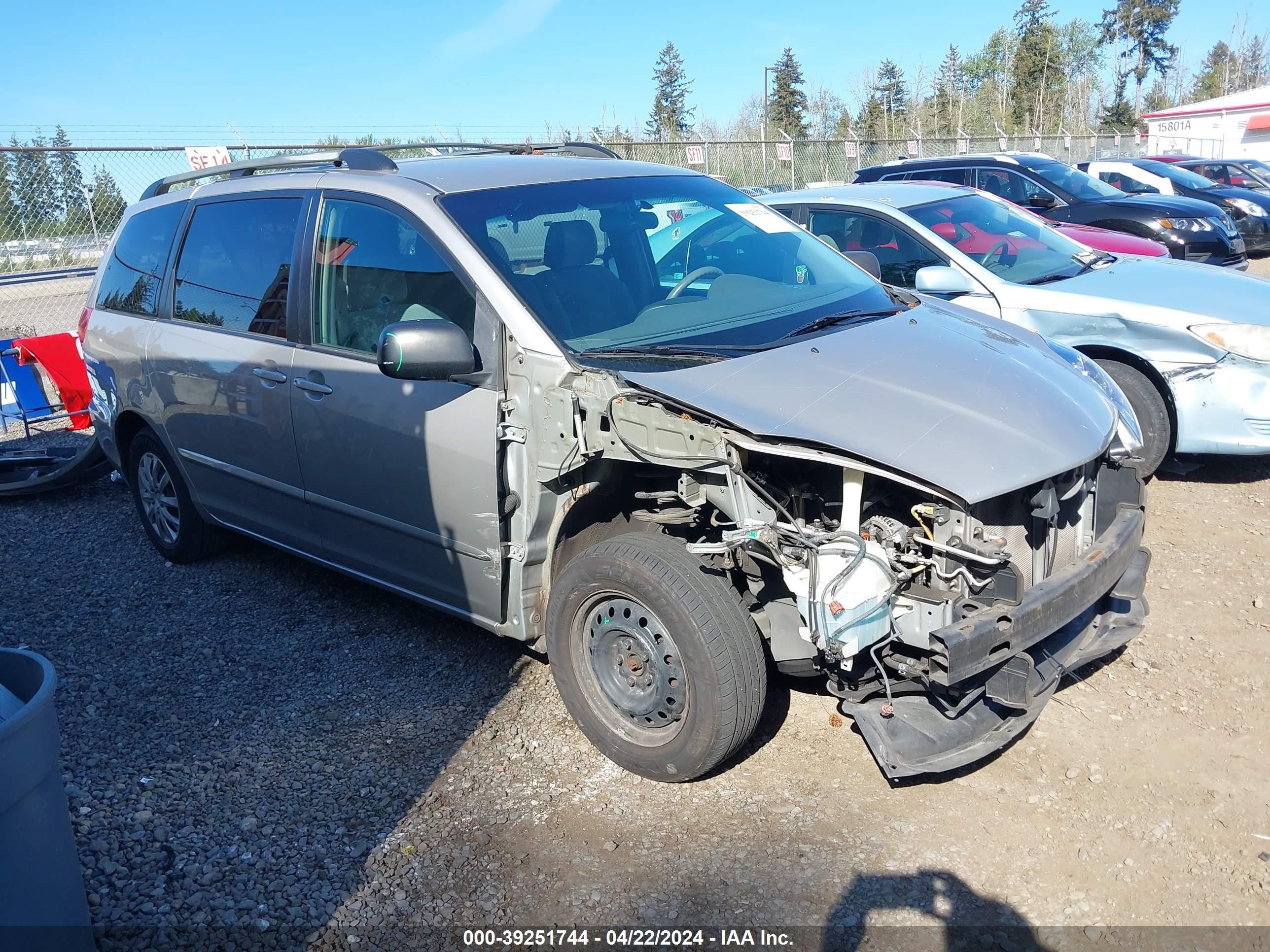 TOYOTA SIENNA 2006 5tdza23c26s439096